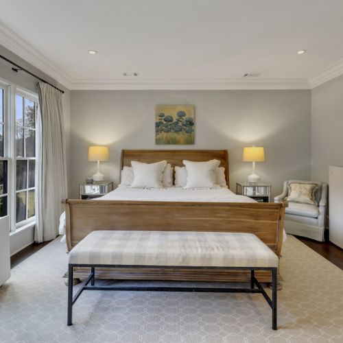 Bedroom 1 - Hardwood bed frame