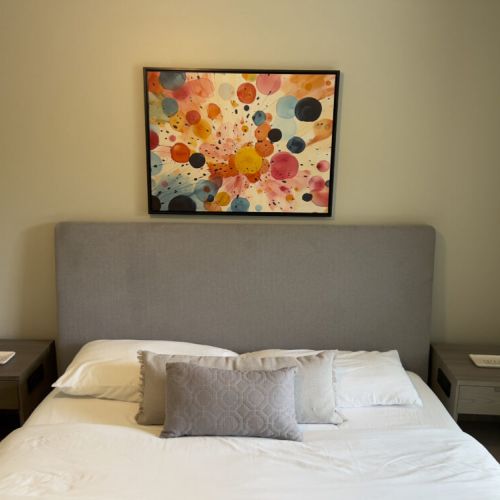 Forth Bedroom (King) w night stand charging stations