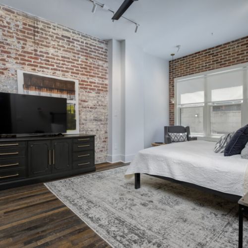 Master Bed - 55 inch Smart TV
