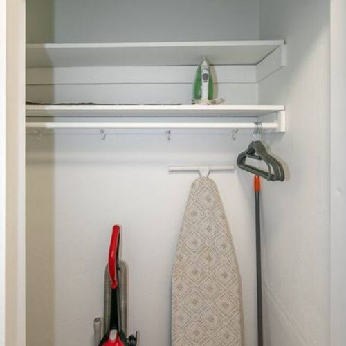 Supply/coat closet