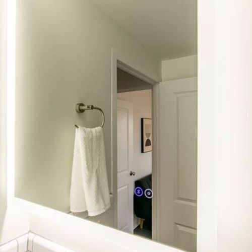 Bluetooth speaker mirror