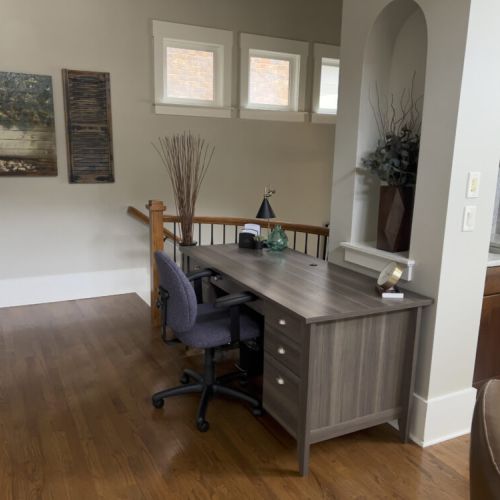 Large Work Station Added to Foyer