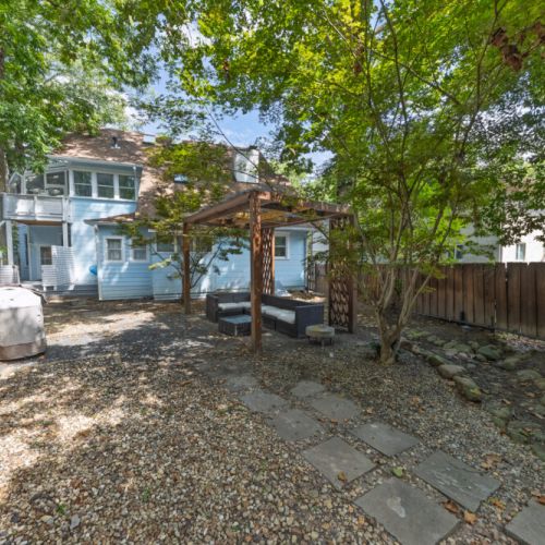 Unit 1 - Shaded backyard patio