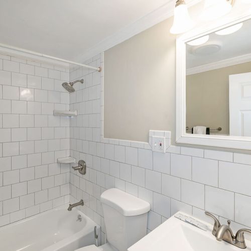 White full- bathroom