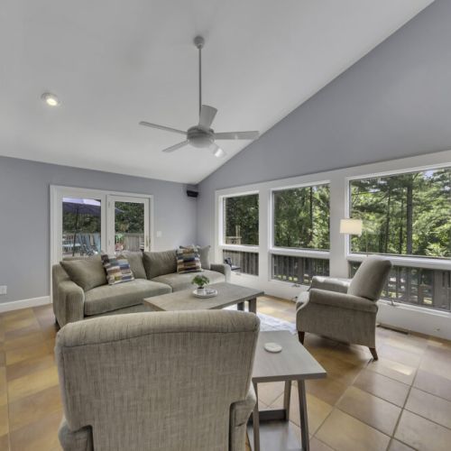 Comfortable sofas and armchairs