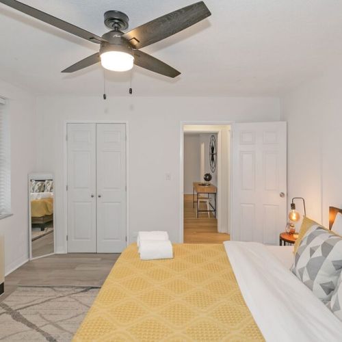 Bedroom with the closet