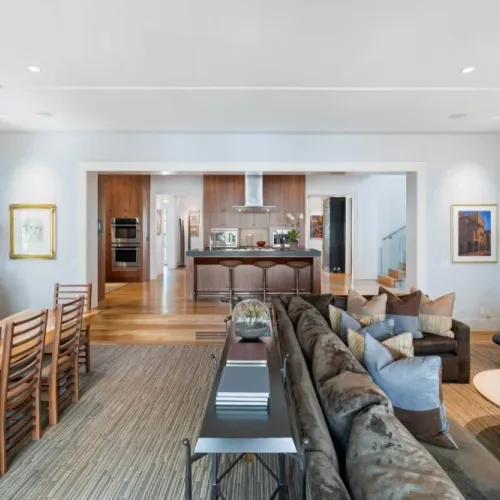 Open living & dining area w/ plenty of space to relax or entertain