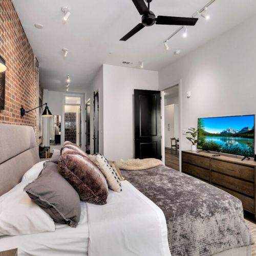 Master Bed - 55 inch Smart TV