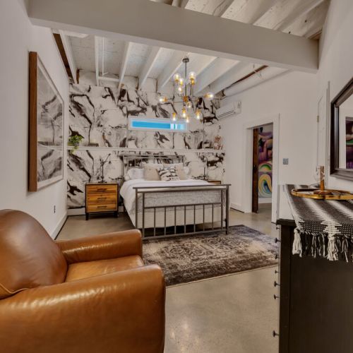 Industrial style meets high drama.