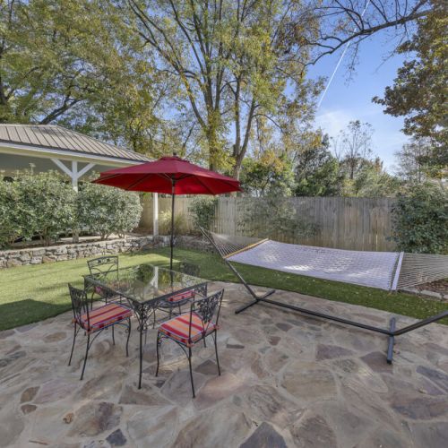 Hammock for maximum relaxation.