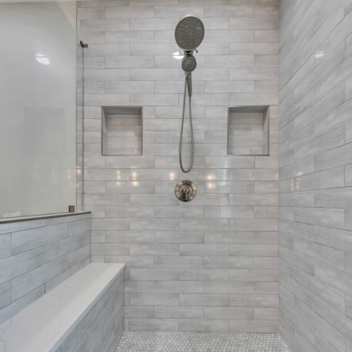 Master Bathroom - Shower seating