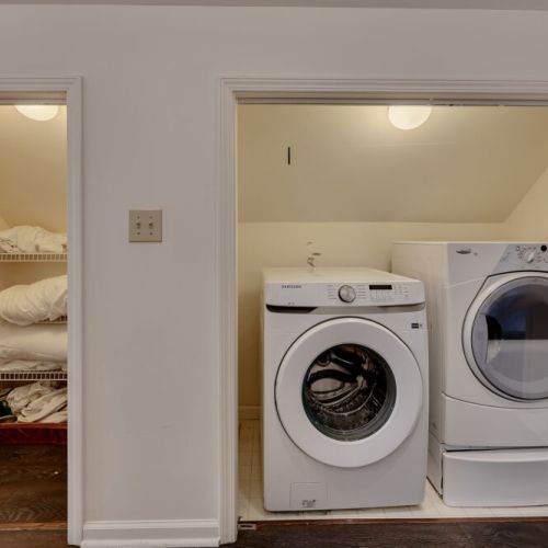 including a dedicated laundry closet