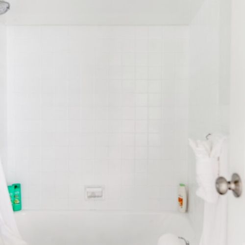 Bathroom - renovated into a stand up shower