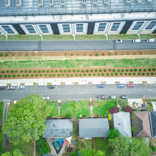 Aerial View - Free Street parking