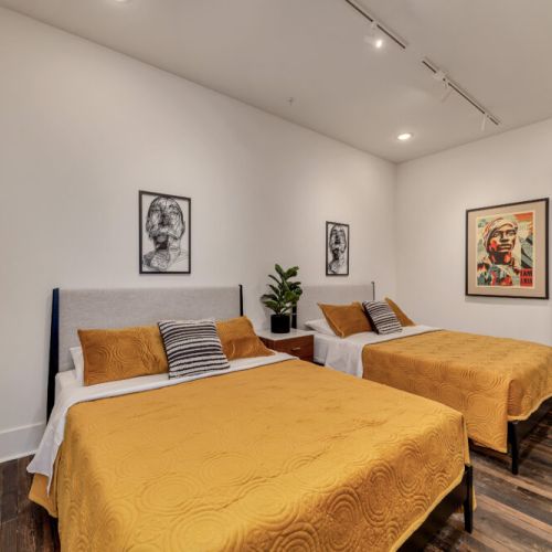 Bonus Room - 2 Queen Beds
Note: This room is a separate semi private space but does not have closable door.