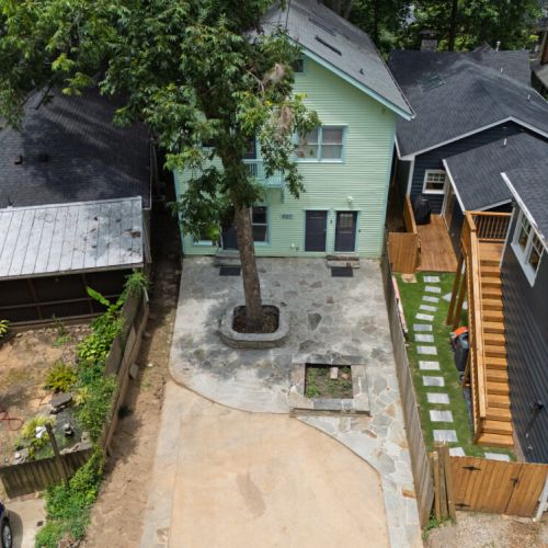 Back Entrance and Parking