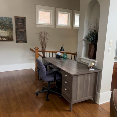 Large Work Station Added to Foyer