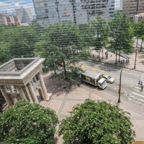 Patio View overlooking Peachtree St.