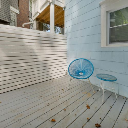 Unit 1 - Small patio space