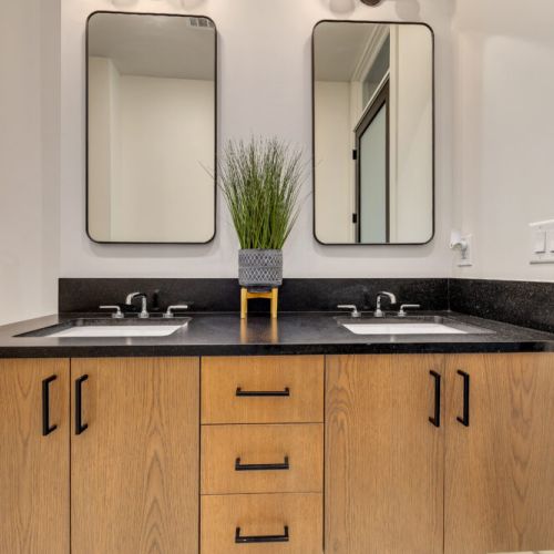 Master Bath - Custom Floating Cabinets
