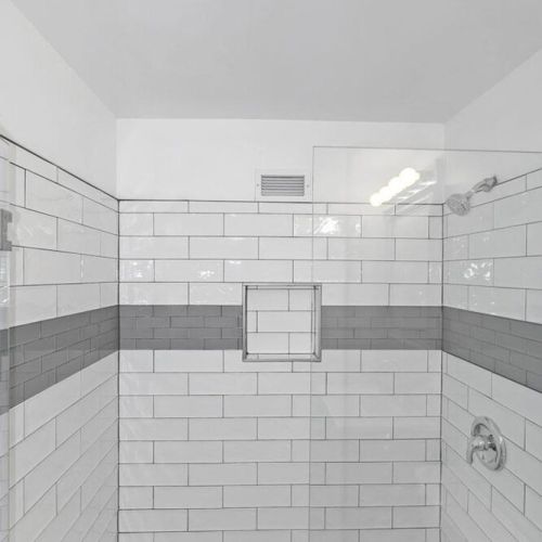 Walk in shower