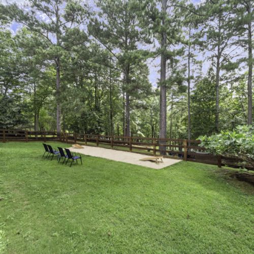 Large fenced yard—great for kids and pets