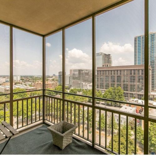 Balcony with a view