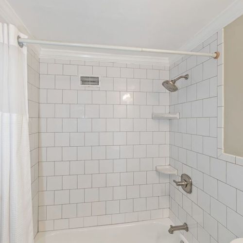 Sparkling clean bathroom
