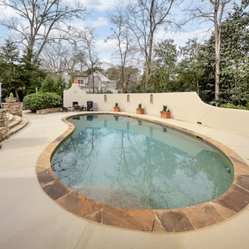 Inviting pool ideal for lounging, swimming & soaking up the sun