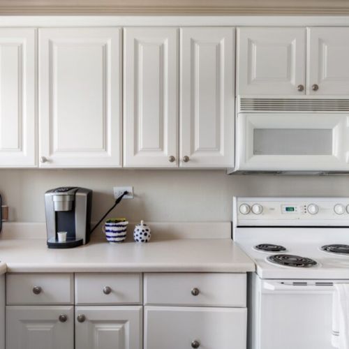 Fully stocked kitchen