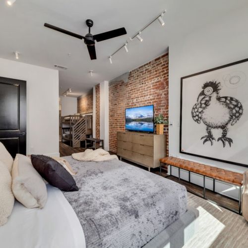 Master Bed - 55 inch Smart TV