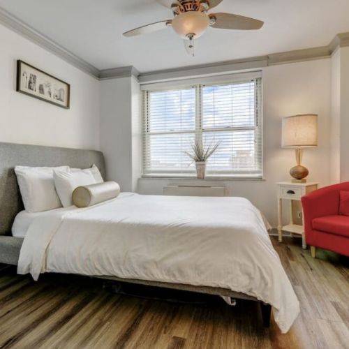 Second Bedroom - Queen-size bed.