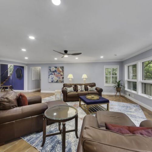 Comfortable sofas and armchairs