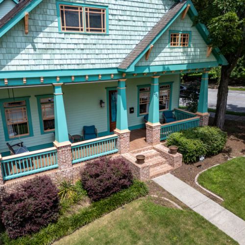 Where charming architecture meets playful color.