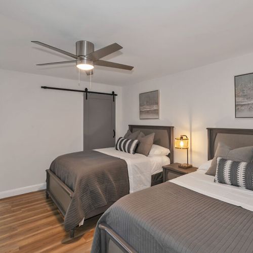 Second Bedroom w Ceiling Fan