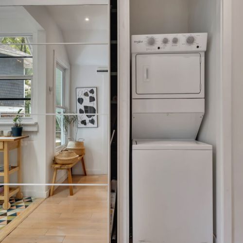 A bright and modern kitchen