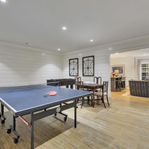 Basement Game Room - Ping-pong table