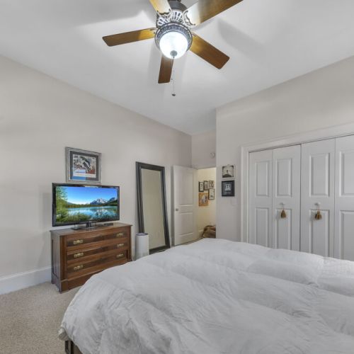 Bedroom 2 . TV with an app to view the FIFA World Cup games.