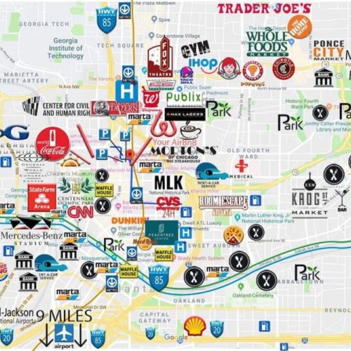 Guide map