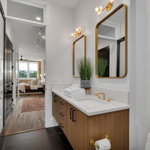 Master Bath - Custom Lighting