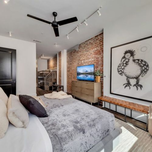 Master Bed - 55 inch Smart TV