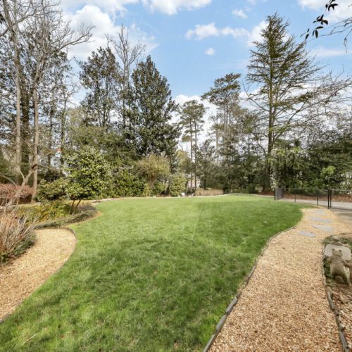Spacious yard w/ green lawn & room to unwind or play