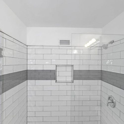Walk in shower