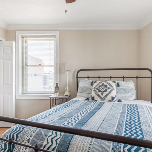 Bedroom area - This bed has been upgraded to a King