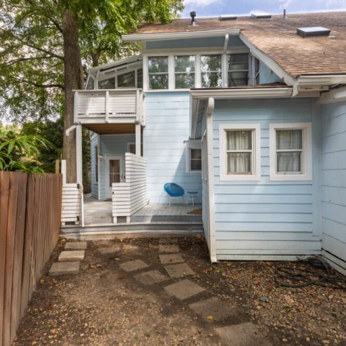 Unit 1 - The backyard view