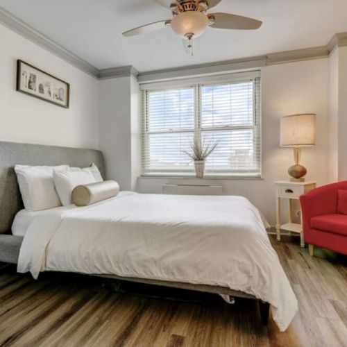 Second Bedroom - Queen-size bed.