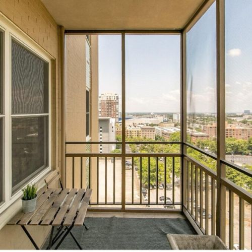 Balcony with a view