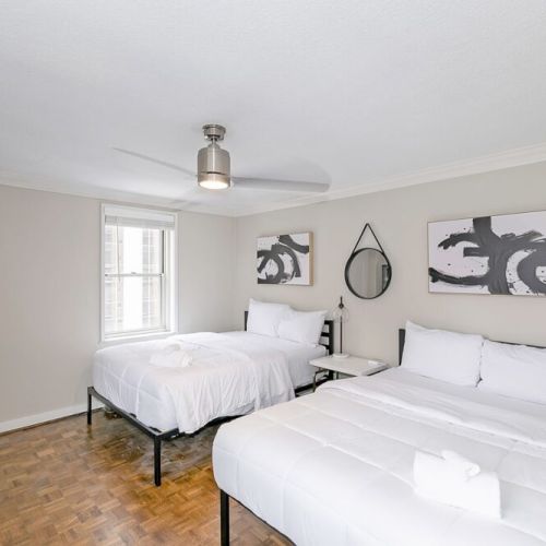 Bedroom with plenty of natural light