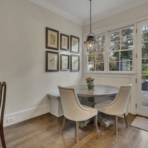Breakfast Nook -  Sunlit dining area with garden views
