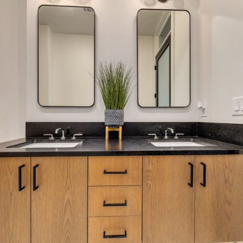Master Bath - Custom Floating Cabinets
